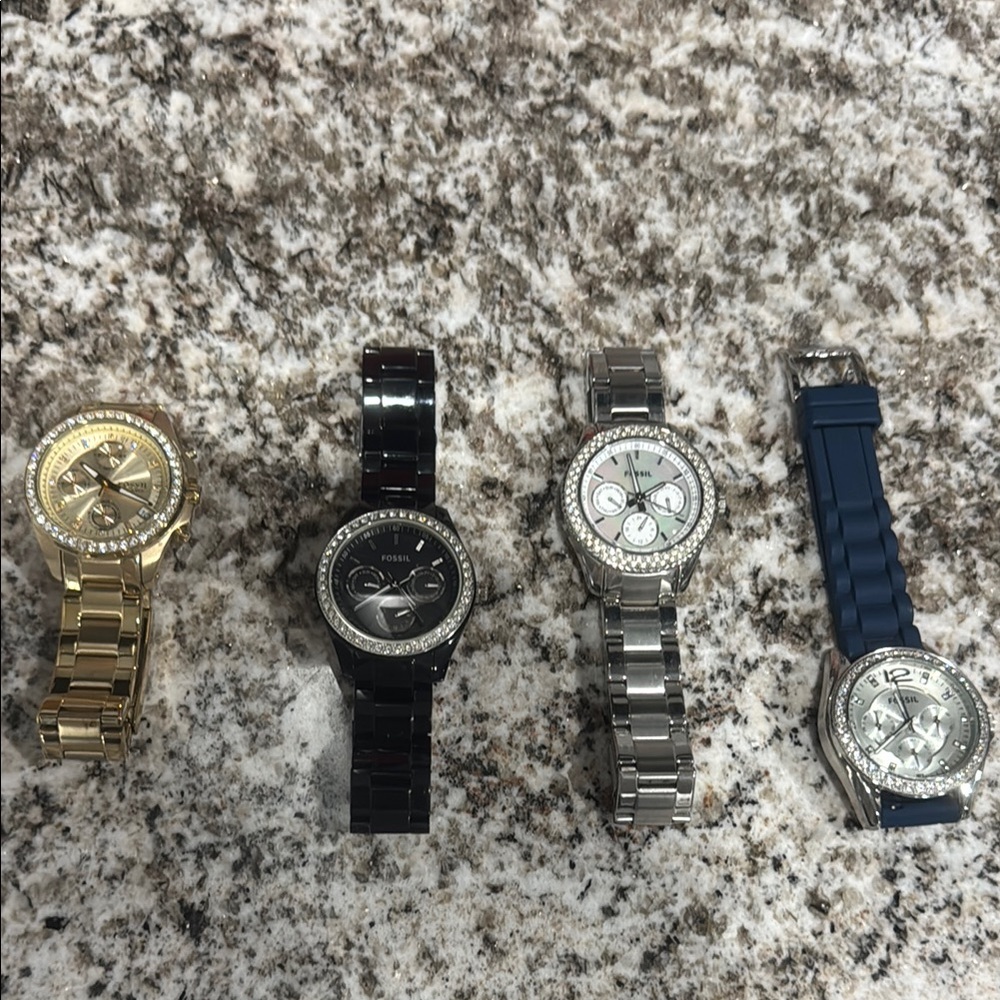 Set of 4 Fossil Women’s watches